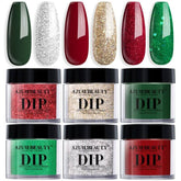 Merry Christmas - 6Pcs Dipping Powder Set